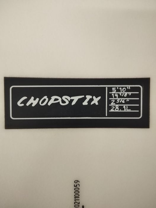 Surfboard 5'10, 28 liters, Chopstix, New Unused64551619266691124