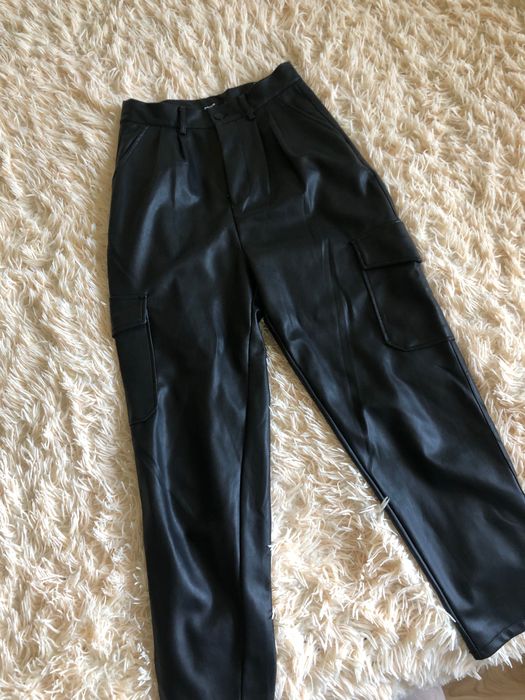 Штани з еко шкіри