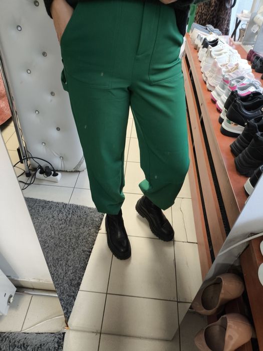 By o La La piękny zielone spodnie rozm S m