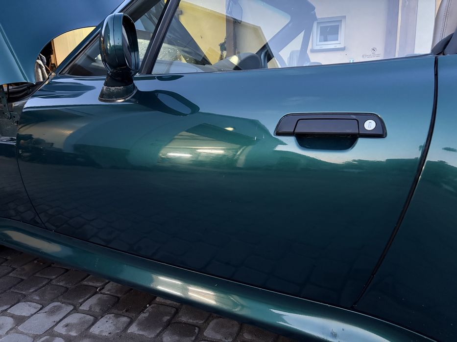 Drzwi lewe bmw z3 e36 boston green Bostongrün metalic 275/6 kompletne