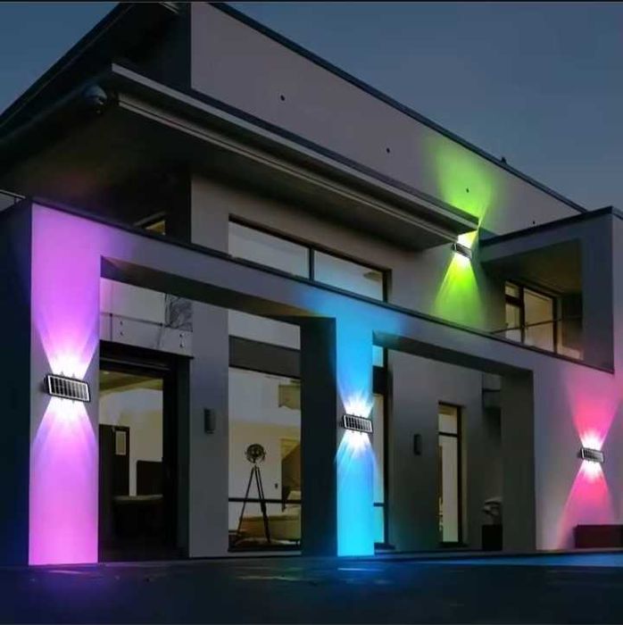 Lampy ścienne LED 10w solarne Klinkiet. Powiększony akumulator 3000mA