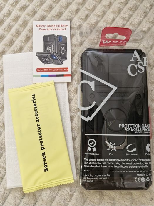 Etui plecki pancerne militarne ze szkłem na ekran Samsung A13 5G