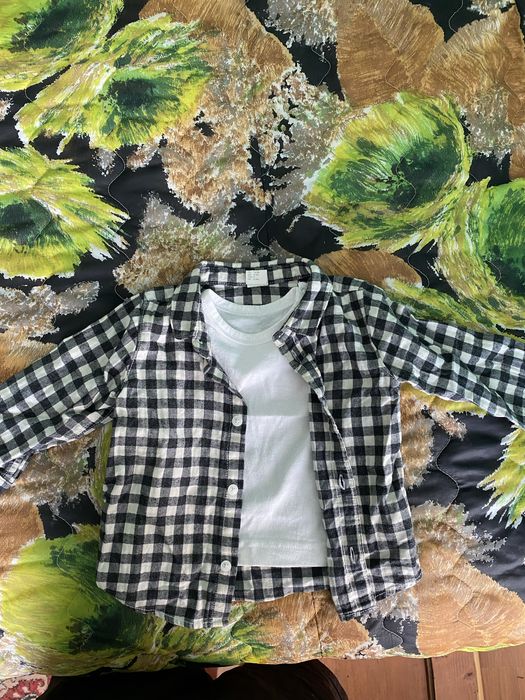 Сорочка h&m в клітинку H&M