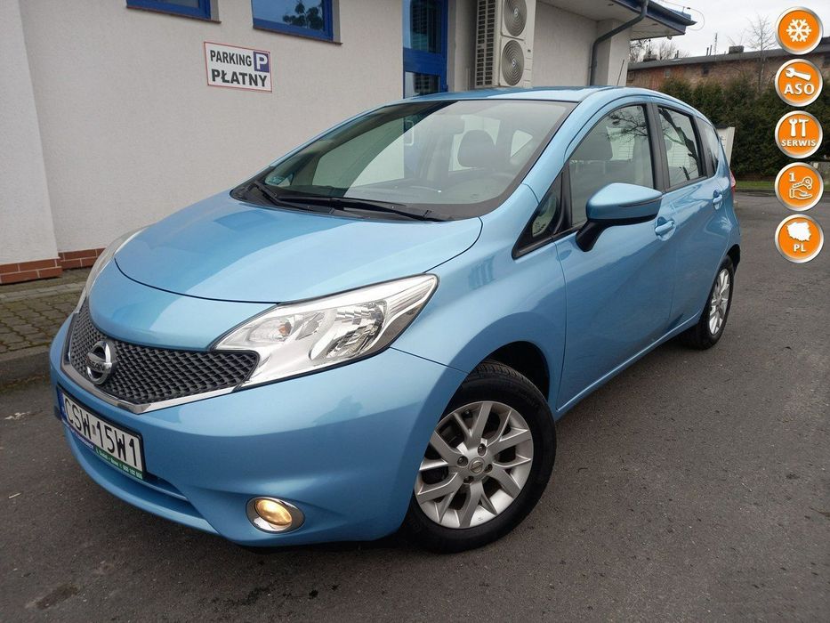 Nissan Note 1.2Benzyna 80KM Salon Polska Jeden Właściciel Od Nowości Bezwypadkowy