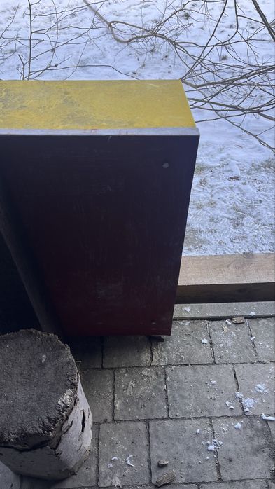 skrzynka gazowa żółta 67,5x60,5x25