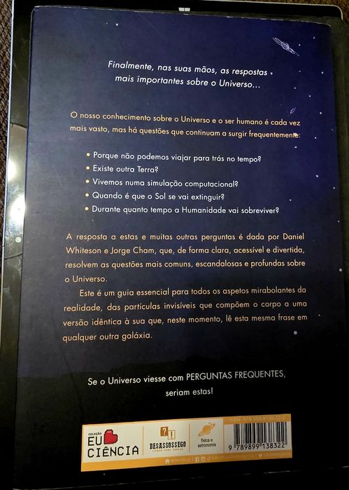 Livro "Perguntas Frequentes sobre o Universo
