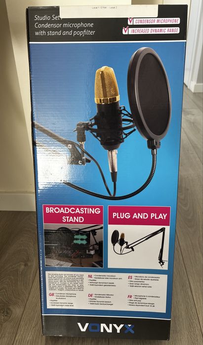Pack Estúdio c/ Microfone Condensador