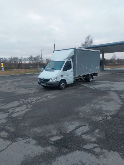 Мерседес спрінтер 416 sprinter двохкатковий  тентований