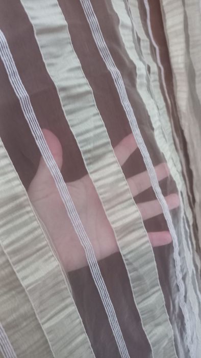 4 cortinas iguais bege dourado