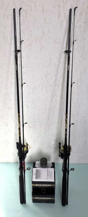 Спінінги Shimano JOY 210 ML + Катушка Ryobi Ecusima 2000 +Шнур (JAPAN)