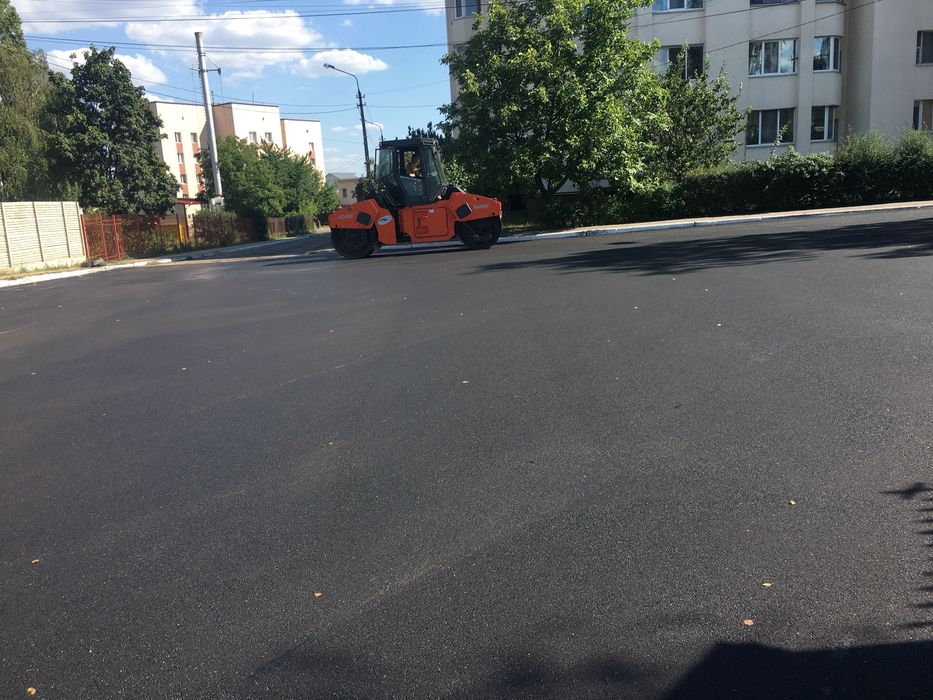 Асфальтирование березань,укладка асфальта,стоимость асфальтирования
