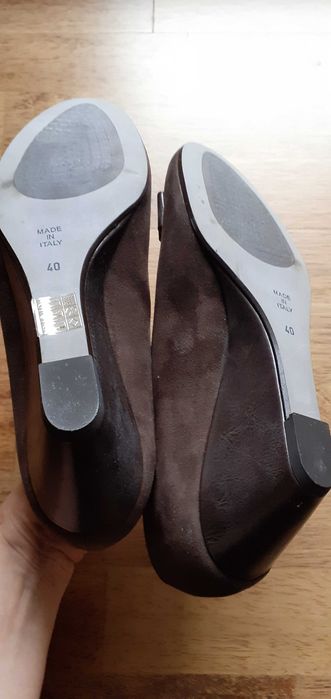 Buty skórzane czółenka