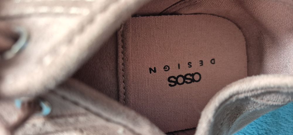 Damskie trampki asos 40 pudrowy roz