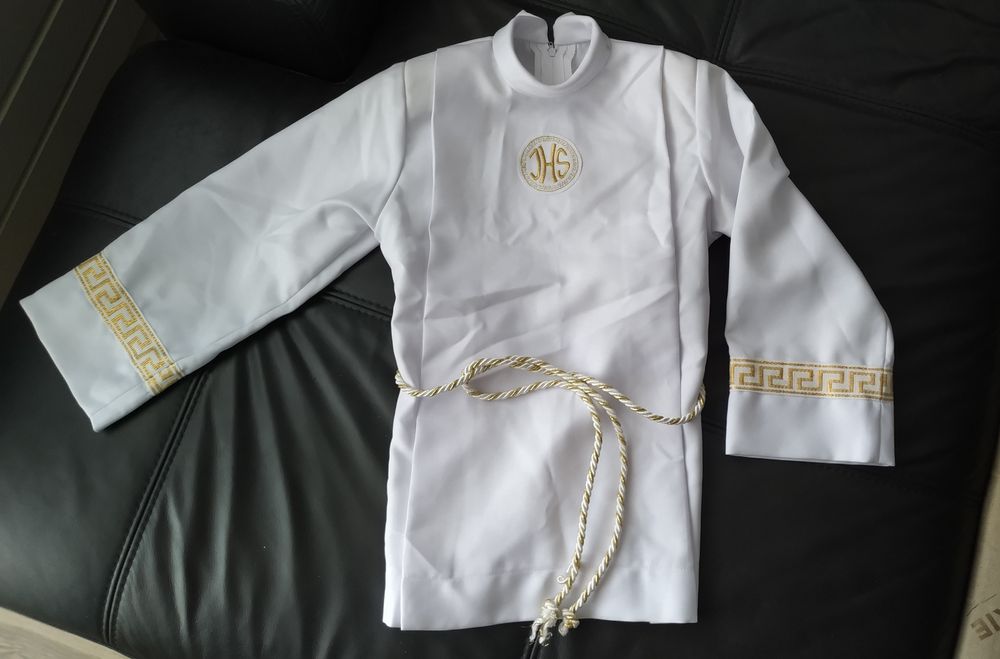 Alba komunijna komunia święta chłopięca chłopca komunie