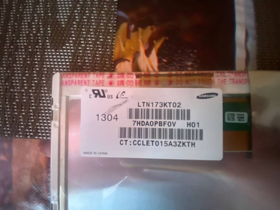 Матрица tn 17.3 дюйма, lvds 40 pin