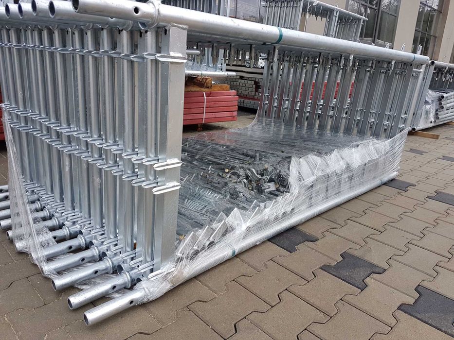 Zestaw rusztowania 37m2 6x6 - podesty drewniane 3m