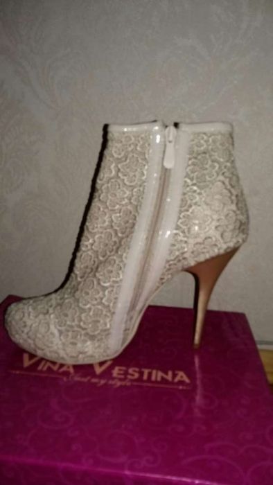 Свадебные ботинки, полусапожки, ботильоны, обувь на торжество