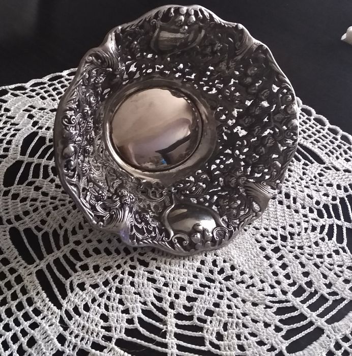 Patera metalowa z lat '80