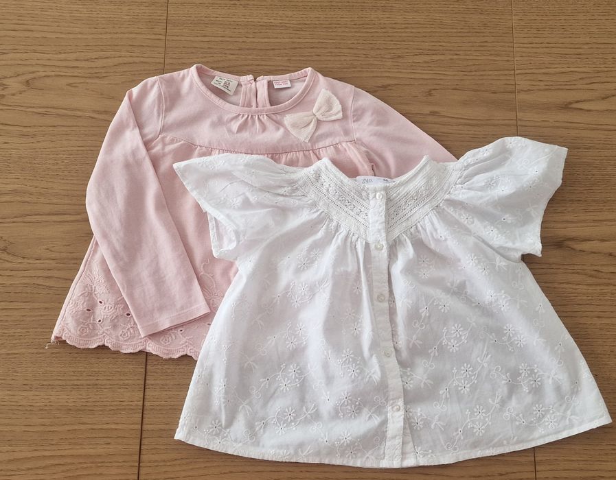 Zestaw bluzek ZARA r.104