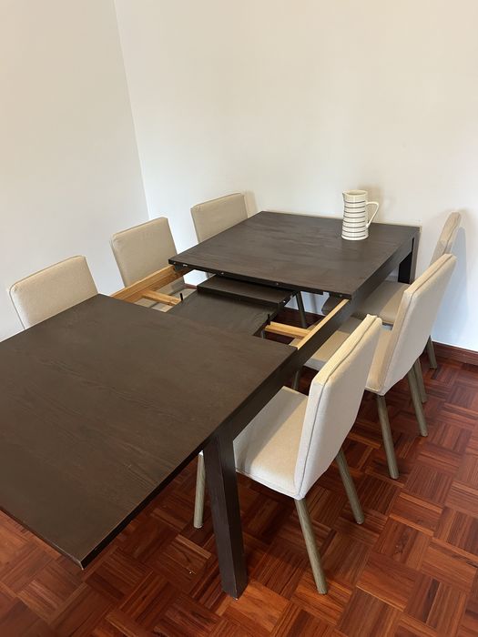 Mesa Jantar Extensível IKEA Bjursta