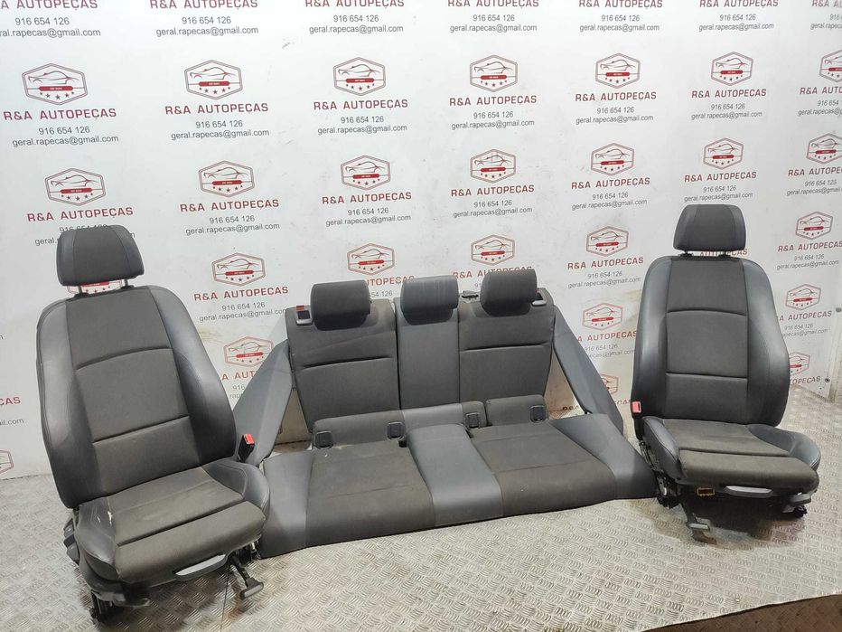 Conjunto Bancos Pele Tecido BMW Séire 1 E81 3 Portas Pack M 2007 a 2011 Original
