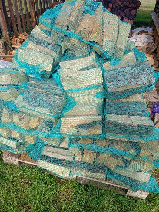 Drewno kominkowe suche olcha, brzoza, dąb, akacja, osika, czeremcha