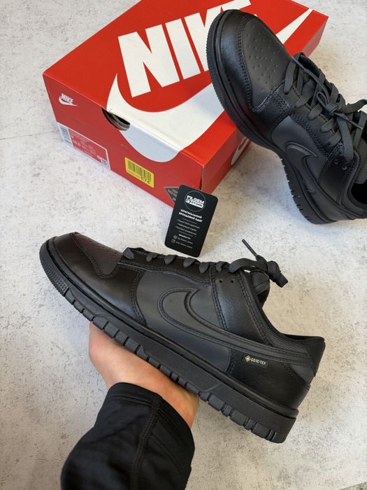 ОРИГІНАЛ! Кросівки Nike dunk low gore-tex чорні | 40.5: 2 999 грн