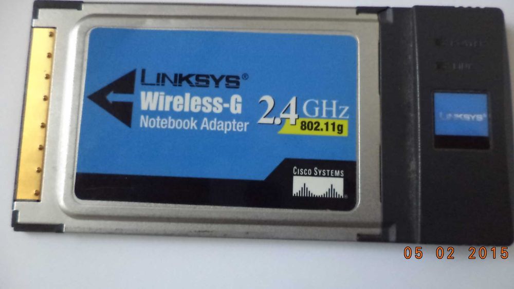 Wireless - G Notebook Adapter 2.4 GHz 802.11g - Linksys64286057060609120