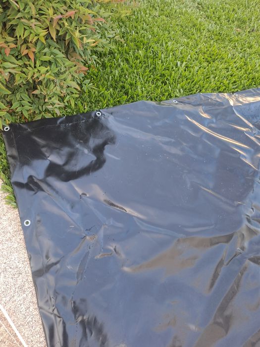 Vendo toldo com ilhos ,novo,5x2.5,preto