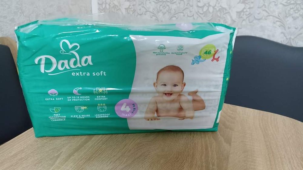 Нові підгузники  Дада екстра софт розмір 4