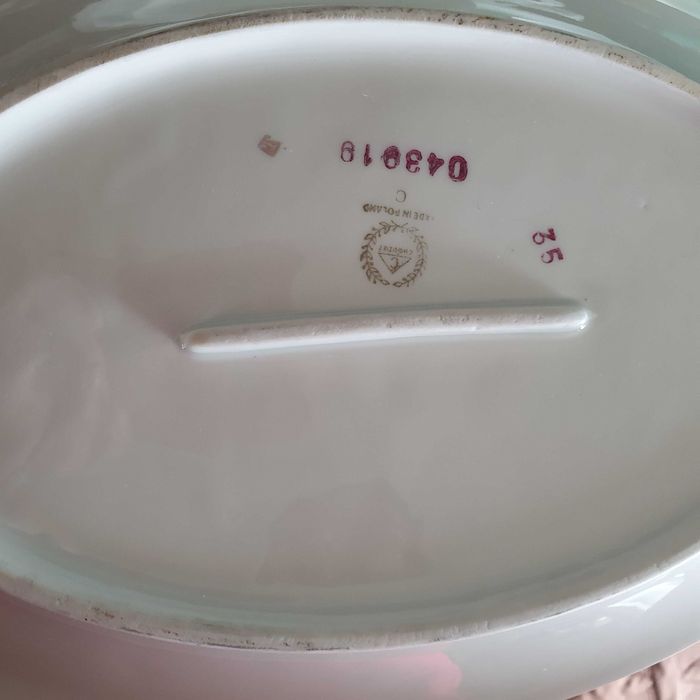 Serwis obiadowy Chodzież sygnowany PRL