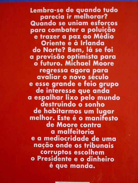 "Brancos Estúpidos" de Michael Moore + DVD