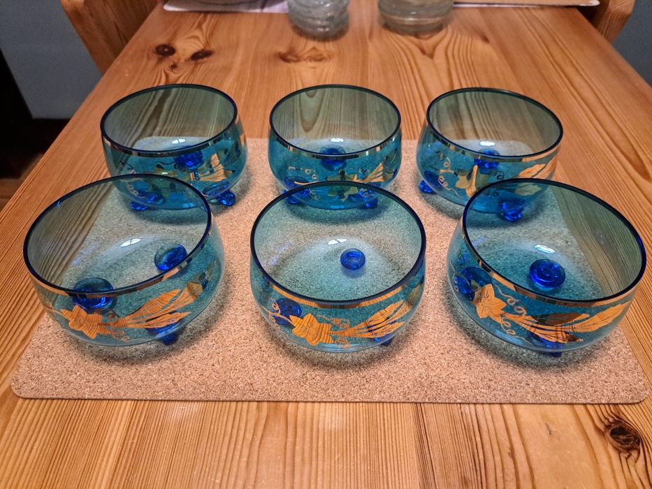 Miseczki deserowe - PRL 6 sztuk