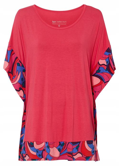 B.P.C tunika różowa we wzory z wiskozy 44/46