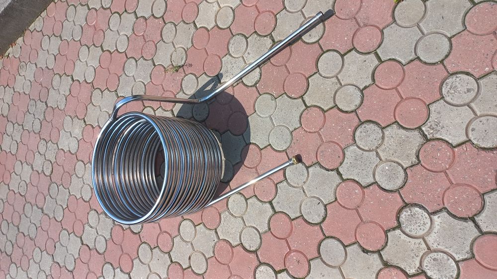 Теплообменник змеевик для басейнов  для котлов