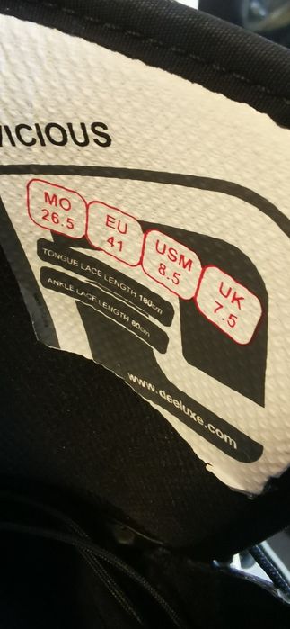 Buty snowboardowe 41 deelux