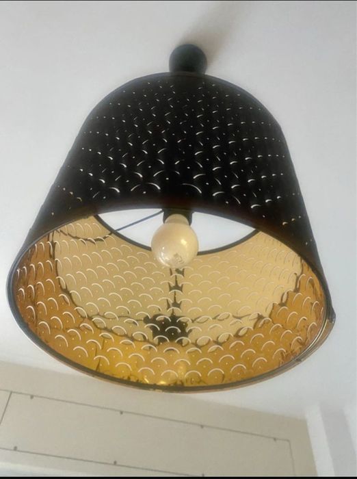 Abajur com sistema de candeeiro IKEA