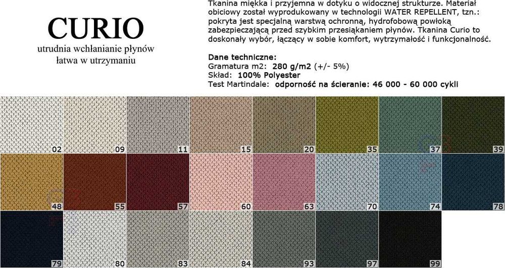 Narożnik z funkcja spania ARCO, Producent, Pojemnik na pościel