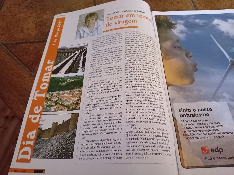 Revistas tomar, templarius + tomar em tempo viragem