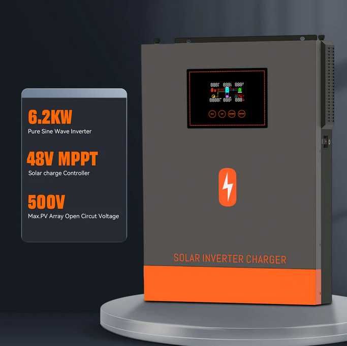 Inversor Hibrido de 6200W 48V POWMR_Novo