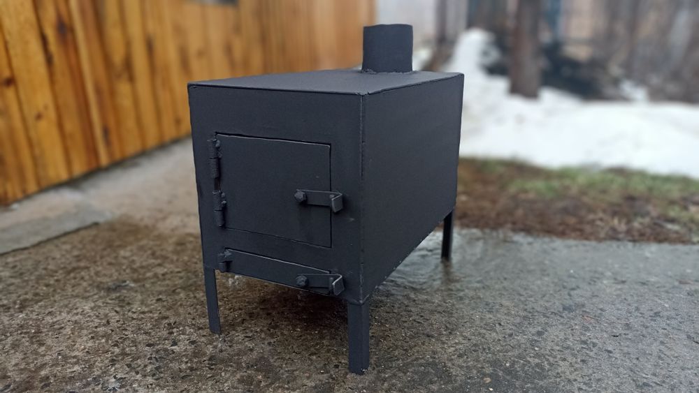 Буржуйка, В НАЛИЧИИ, металл 3мм. площадь до 40м2, Булерьяны.