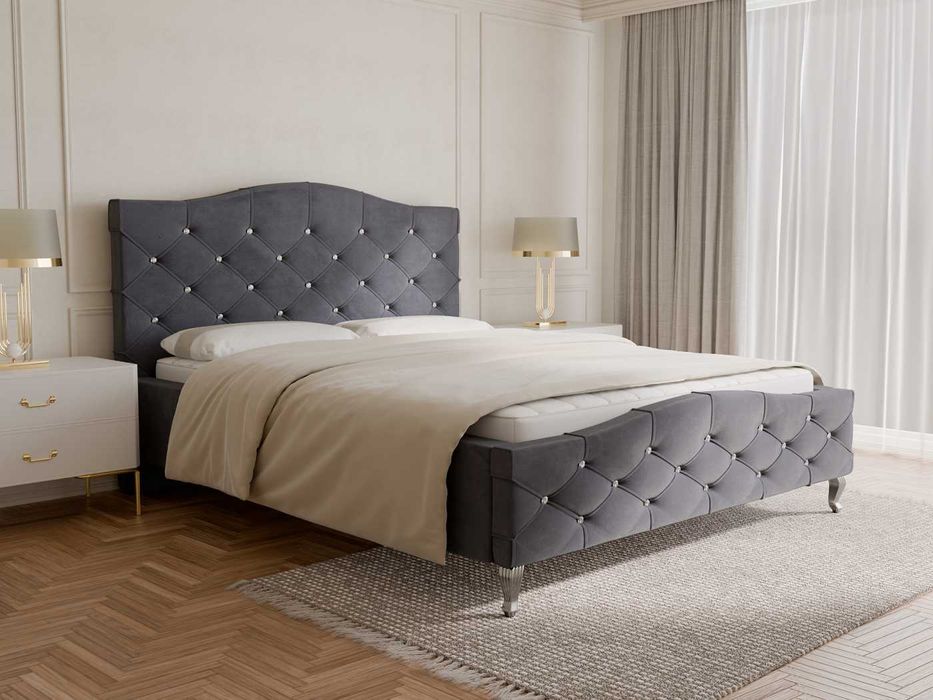 Łóżko tapicerowane Glamour III 120, 140, 160, 180, 200x200