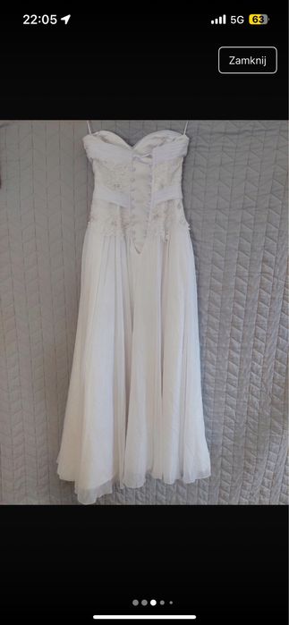 Biala suknia slubna