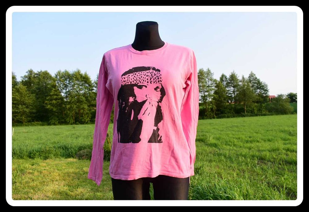 Różowa bluzka Gildan 40 L - 42 XL longsleeve