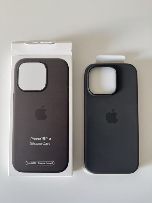 Capa Apple em silicone para iPhone 16 pro