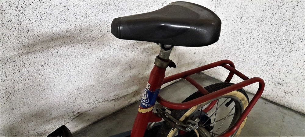 Bicicleta de criança de coleção
