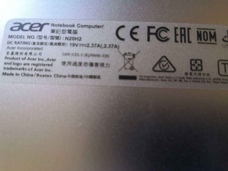 Acer Swift 1 Laptop (Used for 1 Month)64740287993219123