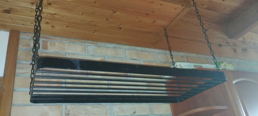 Ruszt  ozdobny metalowy czarny kuchenny