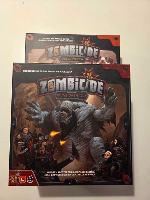 Gra planszowa Zombicide Najeźdźca z dodatkiem Tajne Operacje (gratis drzwi 3D + DIY karty postaci oraz ekwipunku)