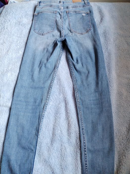 Calças skinny azuis